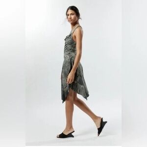 NWOT Silence + Noise Jordyn Asymmetrical Cross Back Dress | Women’s Party Dress